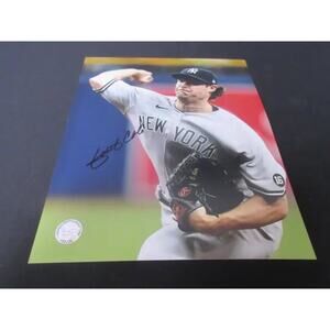 GERRIT COLE SIGNED 8X10 PHOTO NEW YORK YANKEES COA